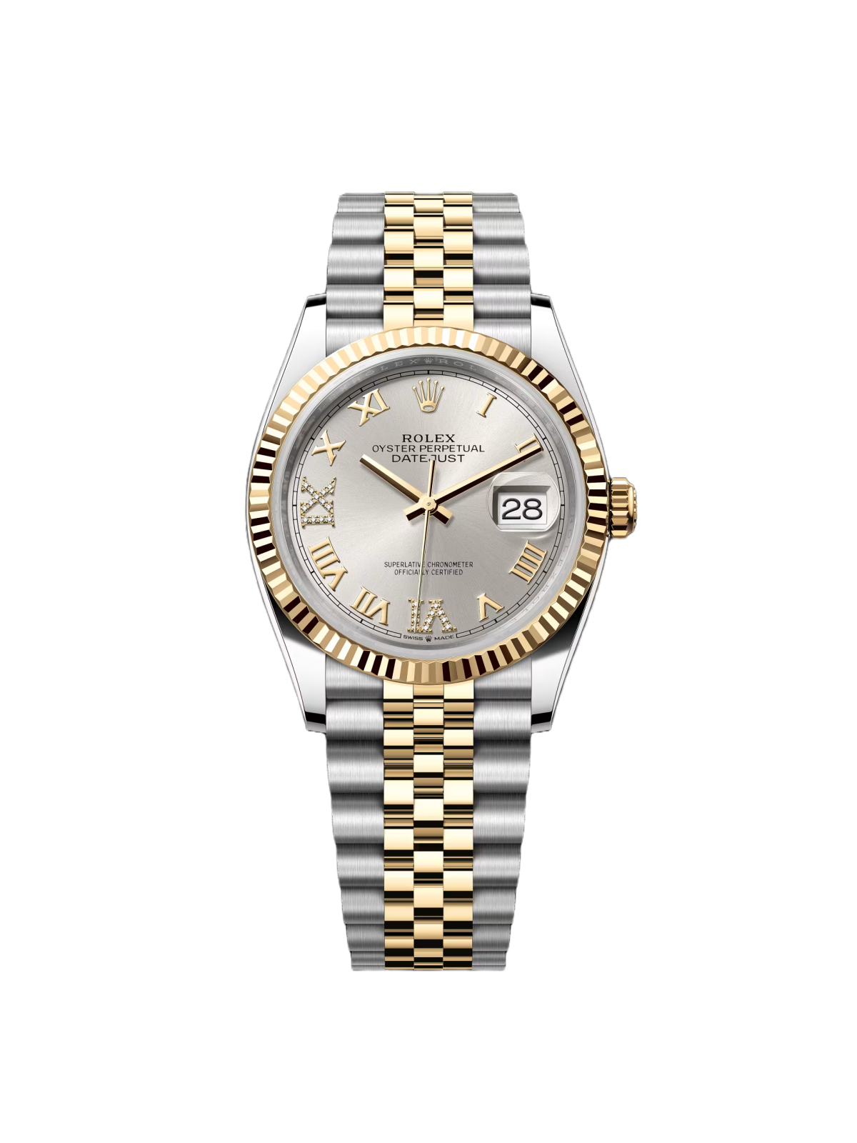 RLX  Datejust 36mm 126233 Silver Dial Jubilee Bracelet Watch