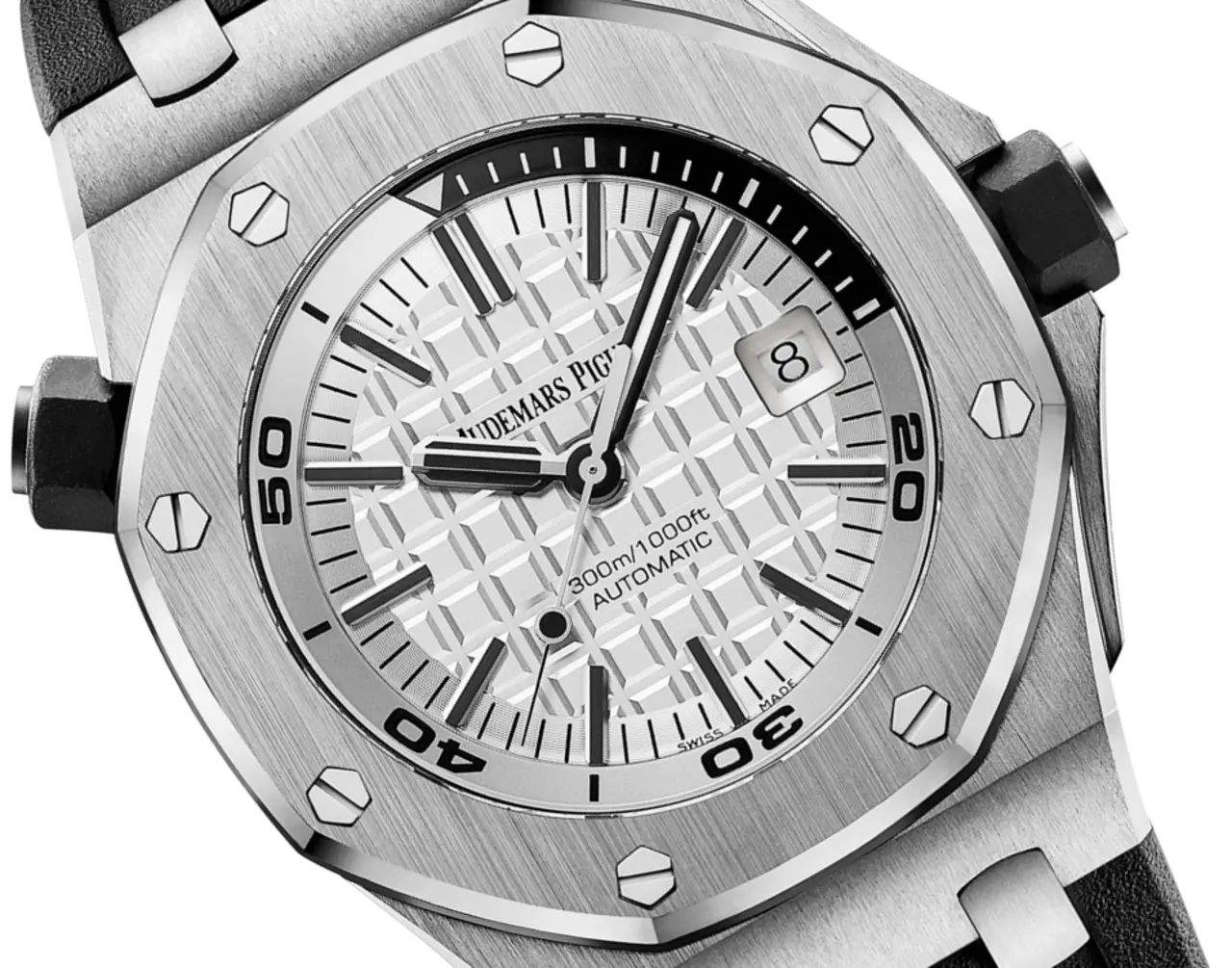 A&P OFFSHORE DIVER Siver-Toned Dial 42mm