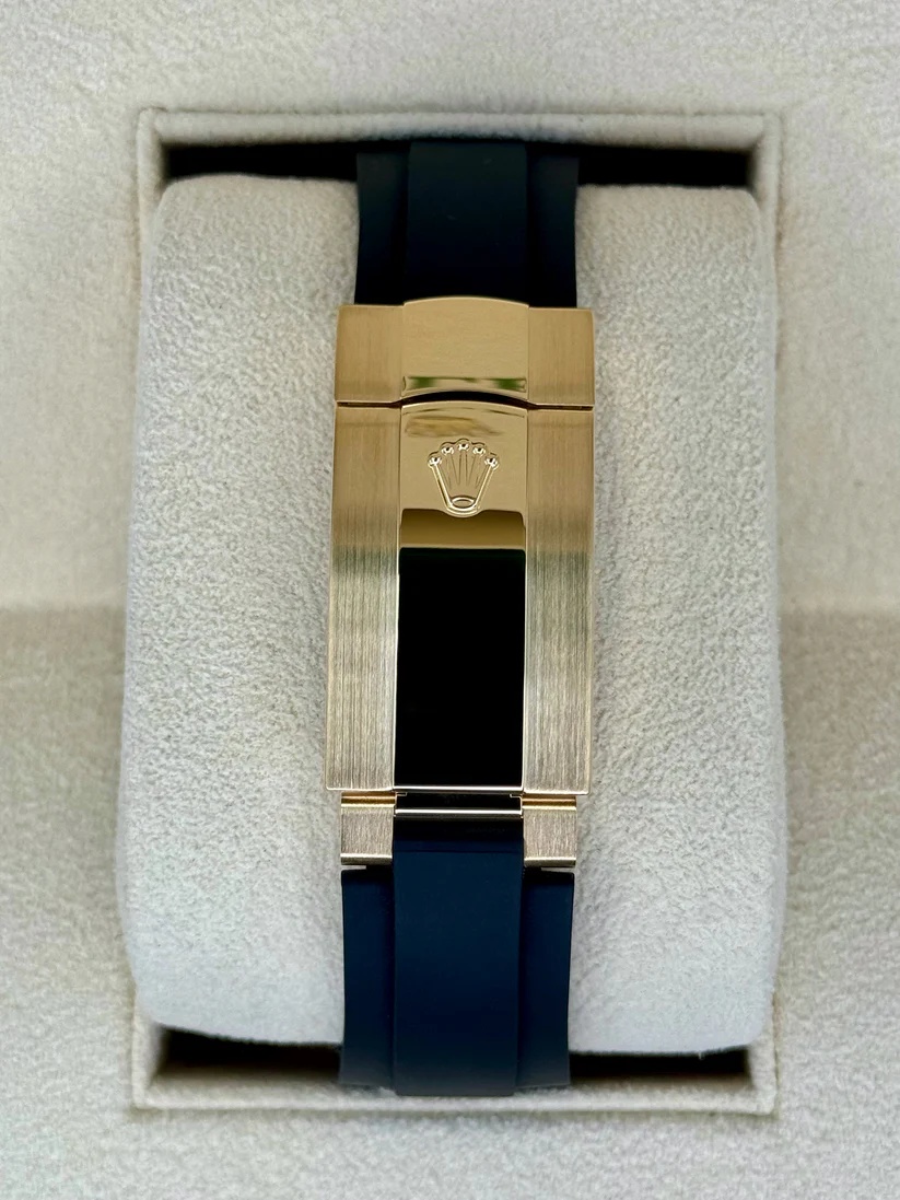 RLX  Sky-Dweller 42mm Yellow Gold Champagne Dial Oysterflex - 336238