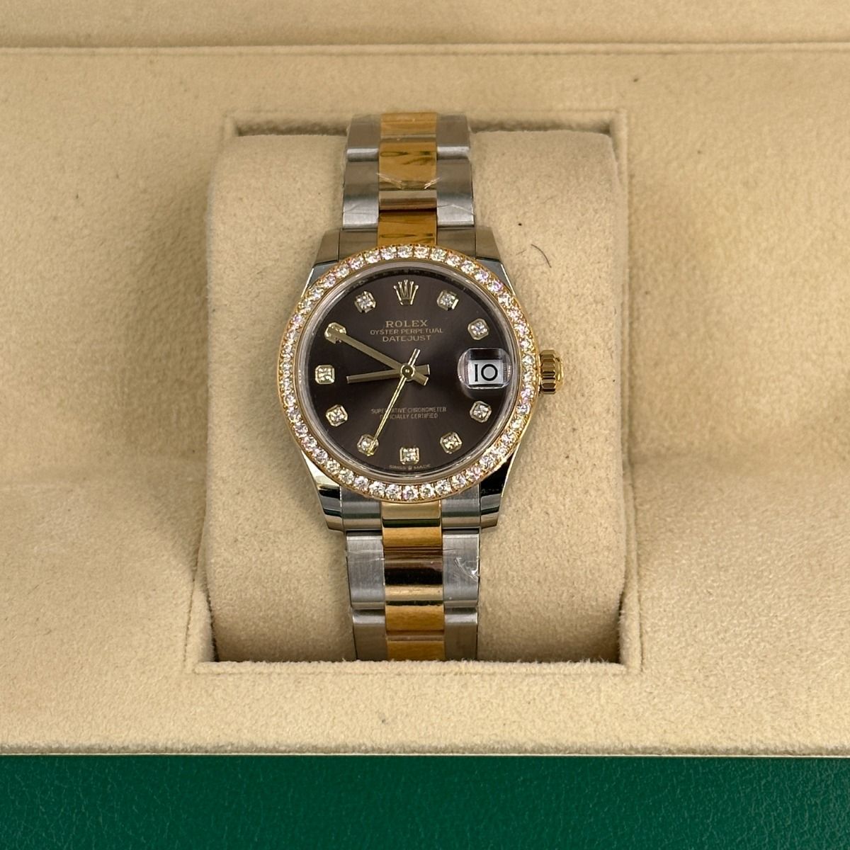 RLX Datejust m278383RBR-0021/0022 31mm Dark Grey Dial Oyster Bracelet