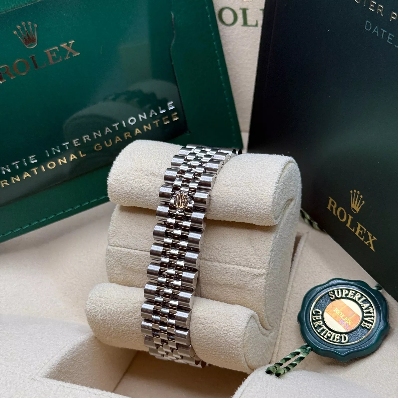 RLX Datejust m278274-0007/0008 Dark Grey 31mm Dial Oyster Watch