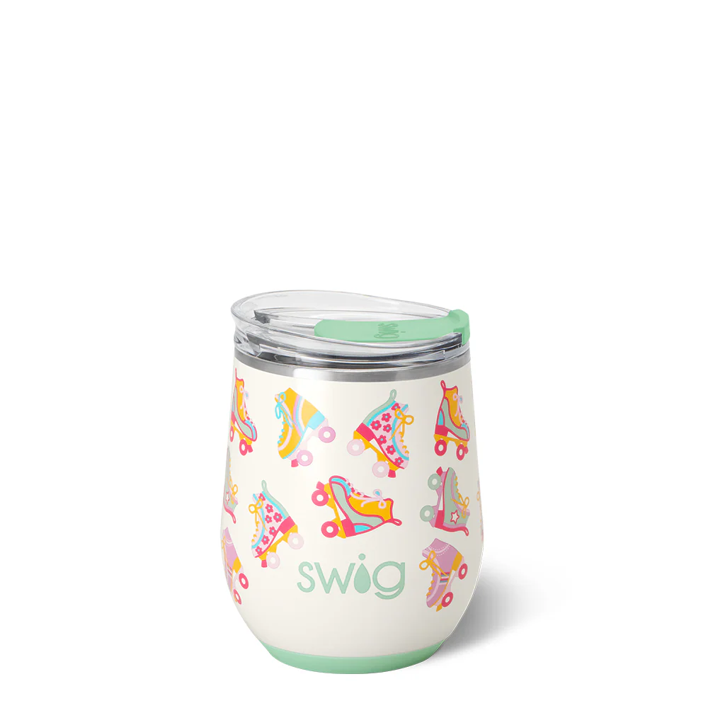 Roller Rink Stemless Wine 12oz