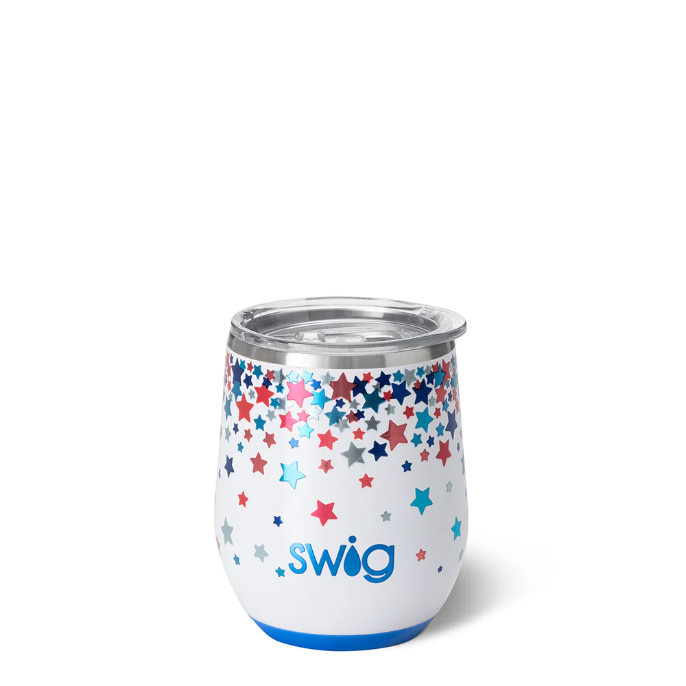 Star Spangled Stemless Wine 12oz