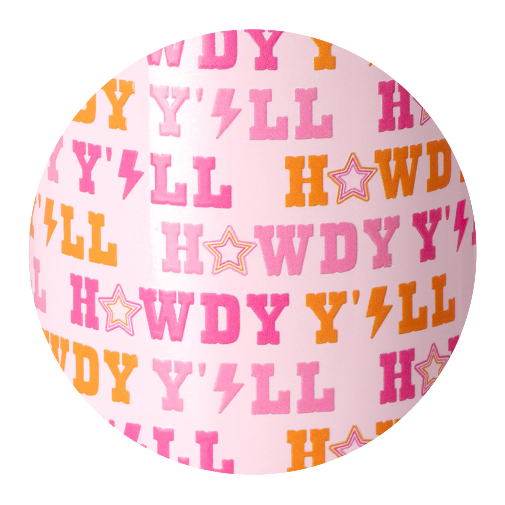 Howdy Y'all Stemless Wine 12oz