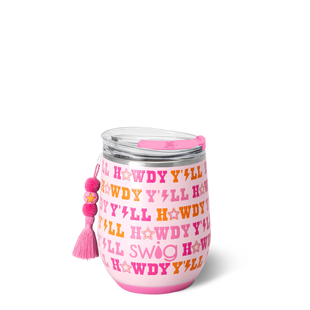 Howdy Y'all Stemless Wine 12oz