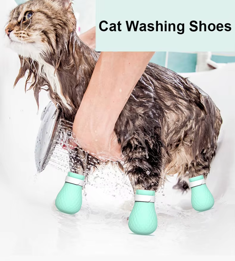Cat Bath Products Anti Scratch and Anti Bite Wash Shoes Cat