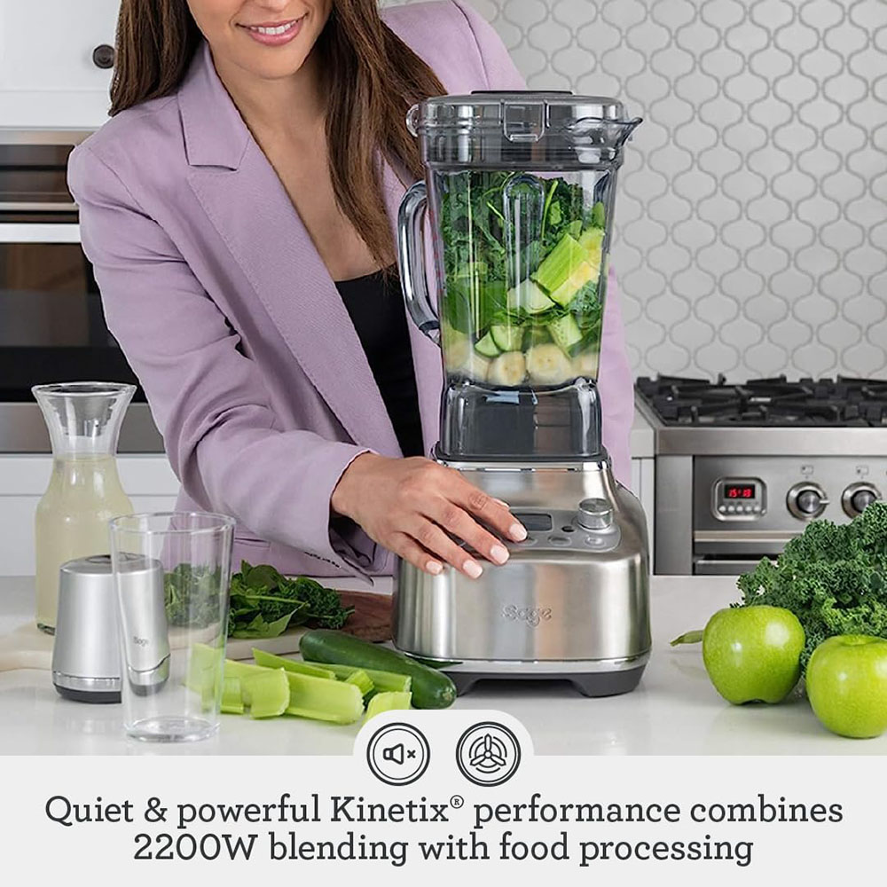 Sage SBL920BSS the Super Q, Super Blender, 2400 W, 2 Litres, Brushed Stainless Steel