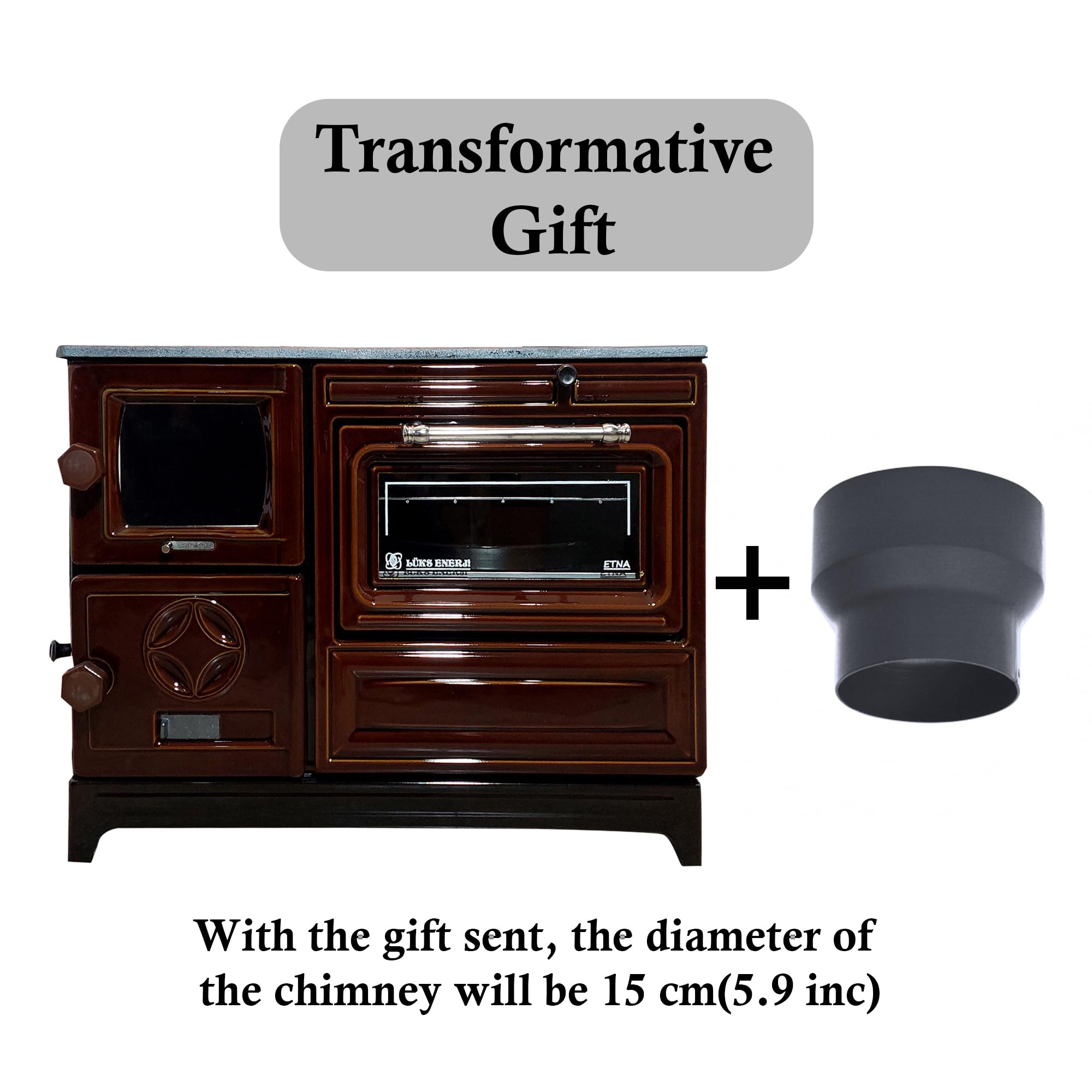 Stepnext Cast Iron Stove with Oven