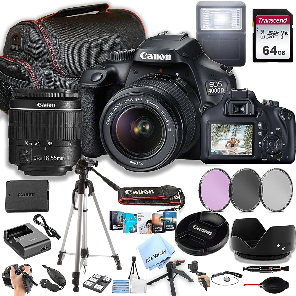 Canon EOS 4000D / Rebel T100 DSLR Camera