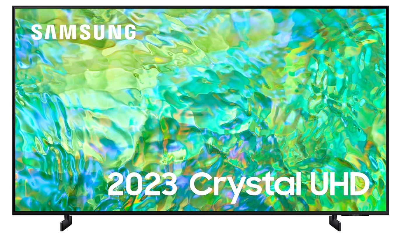 Samsung UE75CU8000 (2023) LED HDR 4K Ultra HD Smart TV, 75 inch with TVPlus, Black