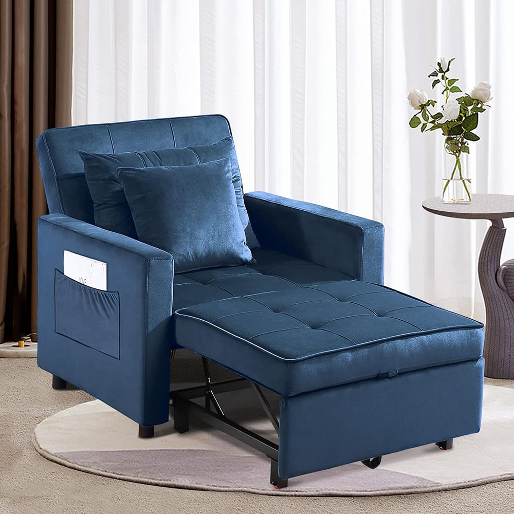 XSPRACER Convertible Sleeper Chair Bed 3 in 1