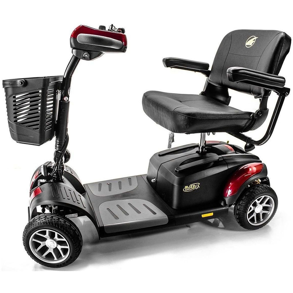 BUZZAROUND EX Extreme 4-Wheel Heavy Duty Long Range Travel Scooter