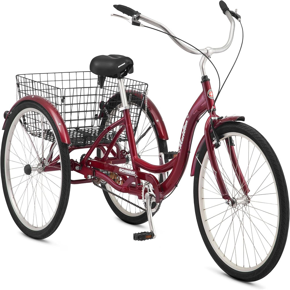 Schwinn Meridian Adult Tricycle Bike,hree Wheel Beach Cruiser