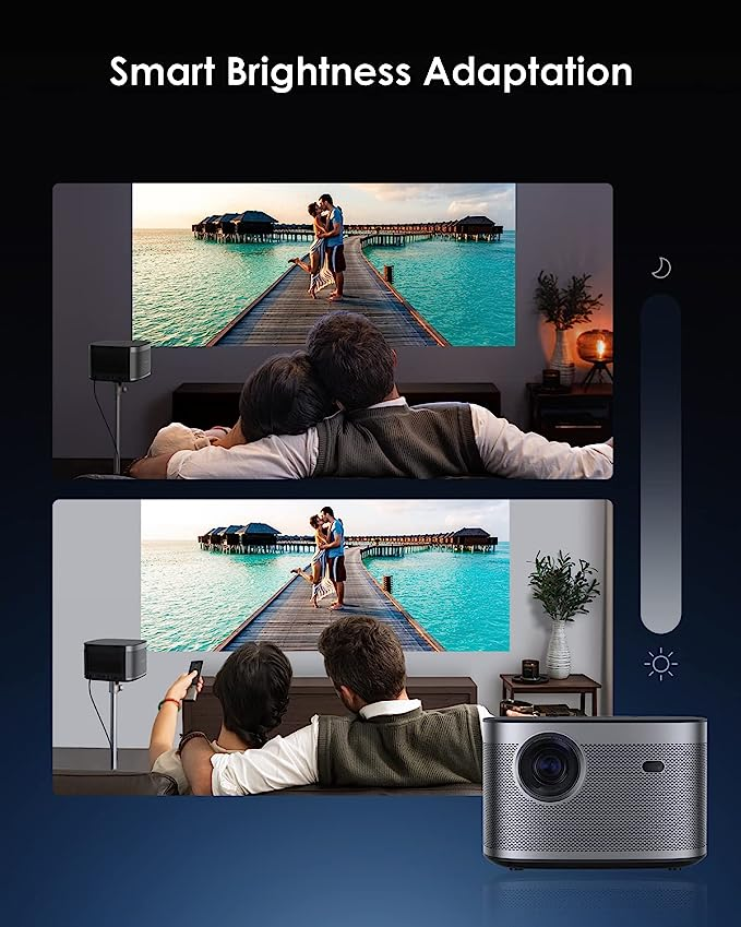 XGIMI Horizon 1080p FHD Projector 4K Supported Movie and Gaming Projector, Harman Kardon Speaker