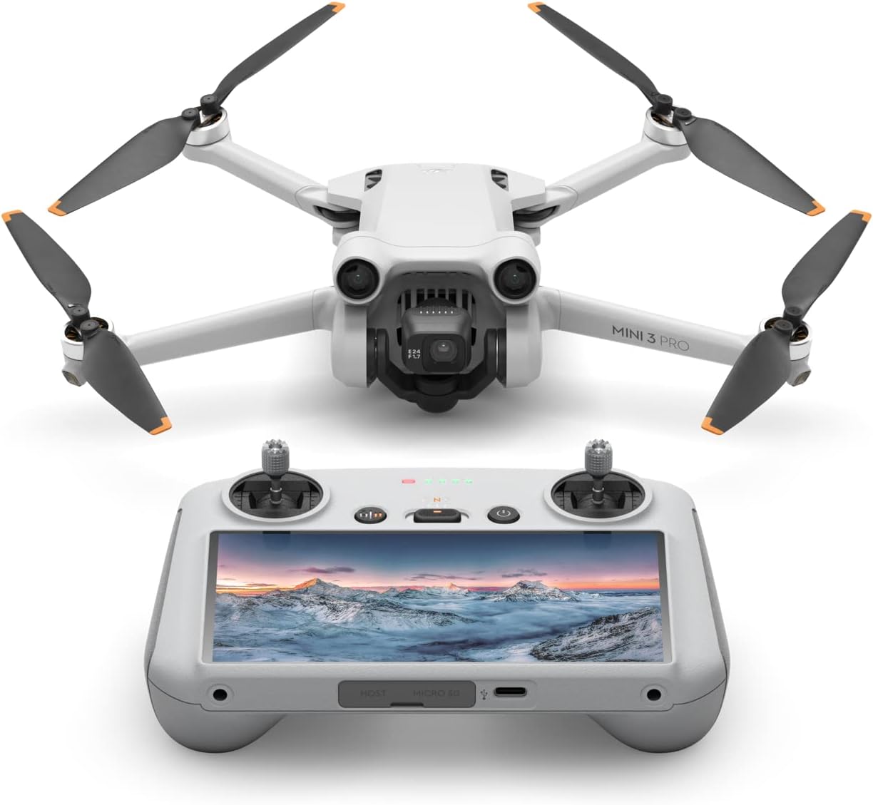 DJI Mini 3 Pro (DJI RC), Lightweight Foldable Camera Drone with 4K60fps Video