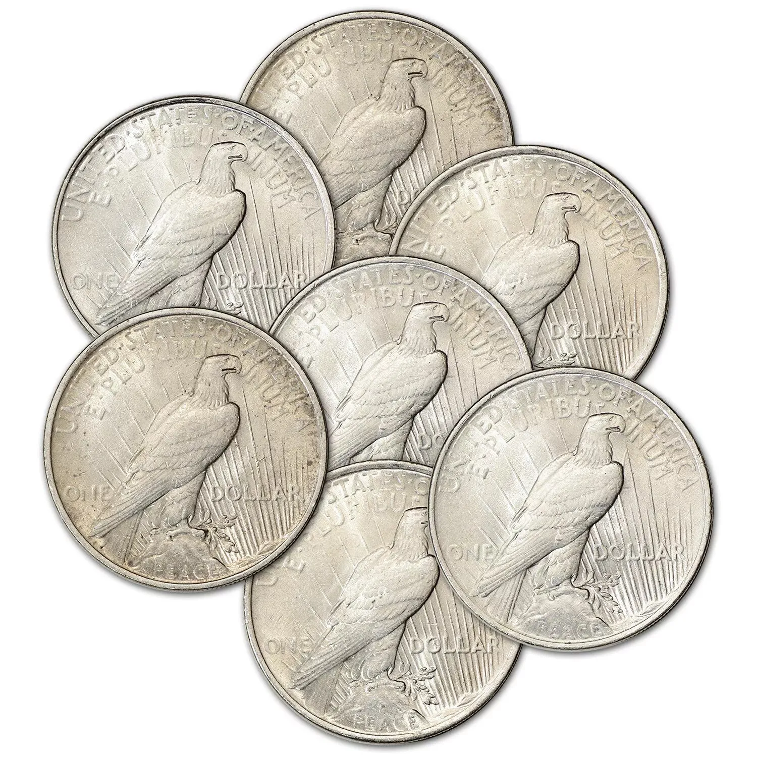 😱Hurry!!!Sold out soon!💴The Complete Collection of Peace Silver Dollar【1921~1935】12Pcs