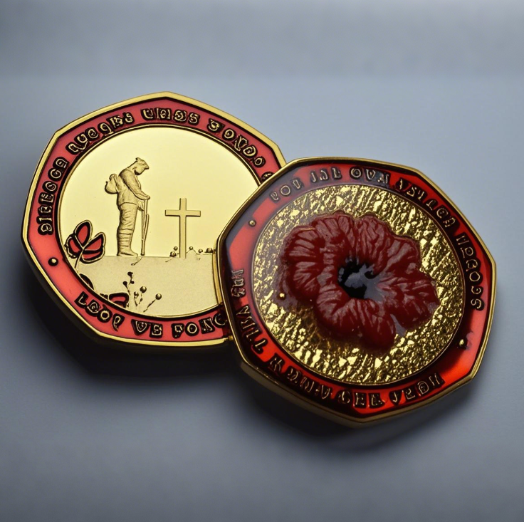 🔥Limited Edition - Red Poppy Heroes Commemorative Coins🪙