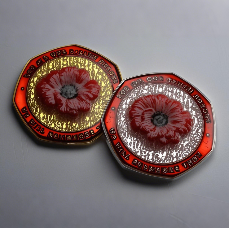 🔥Limited Edition - Red Poppy Heroes Commemorative Coins🪙