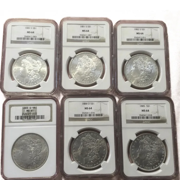 🔥Last 11 Sets!!! 👍【Complete Set】1878-1921 Morgan Silver Dollar 28PC