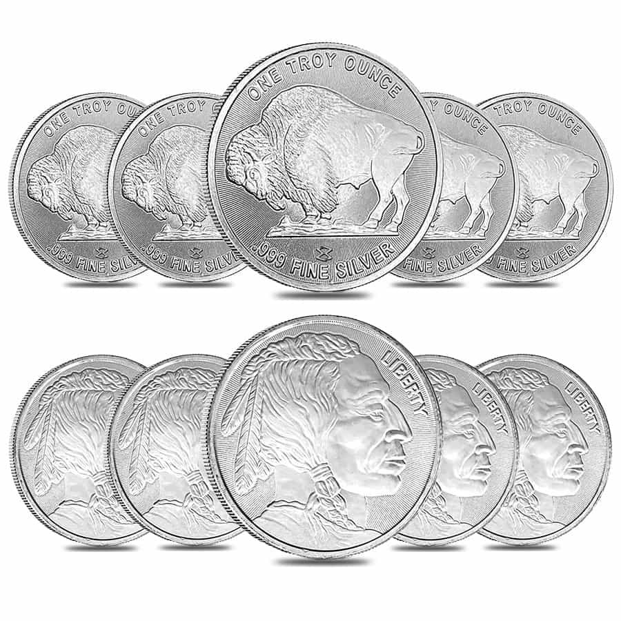 ⏰Sold Out Soon (Only 7 Days!)🪙American Buffalo Silver Round - BU Coin