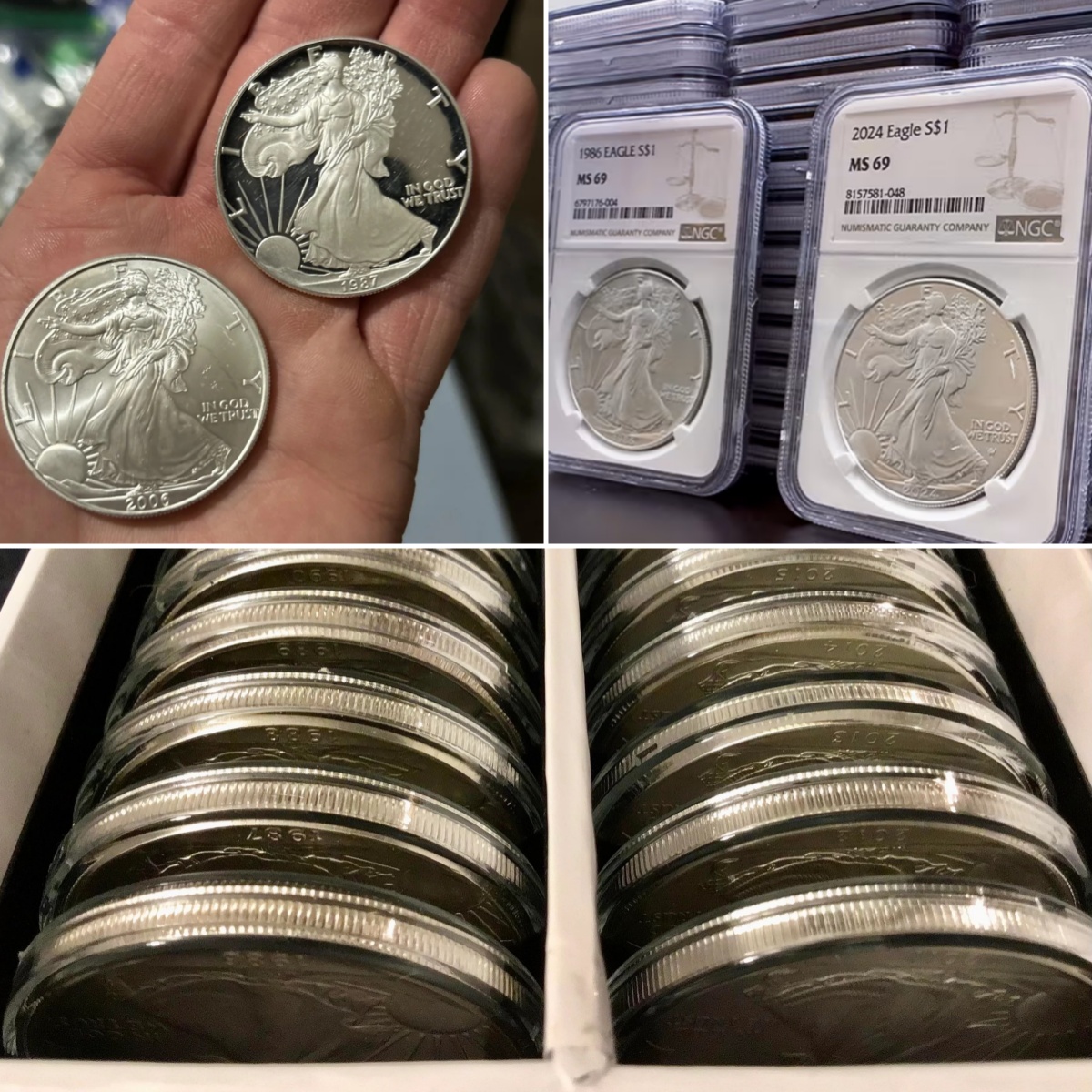 💥Last 10 sets‼️🔥2011 - 2023 American Silver Eagles