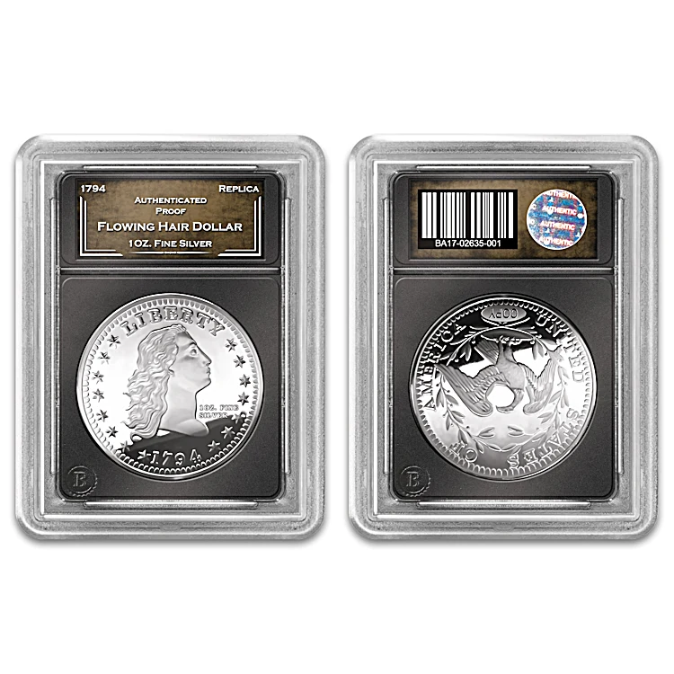 💴Last 12 Sets!!! 🪙The Complete Set Of 1794-1804 Liberty Flowing Hair Silver Dollar(11Pcs)