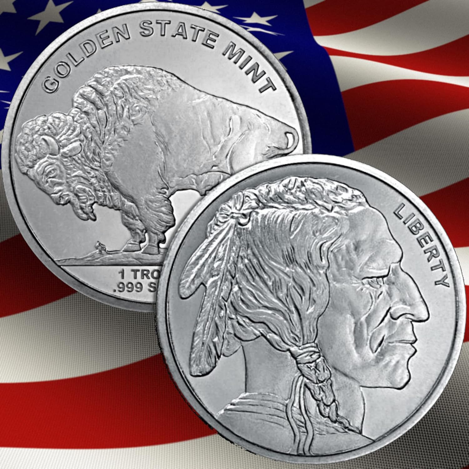 ⏰Sold Out Soon (Only 7 Days!)🪙American Buffalo Silver Round - BU Coin