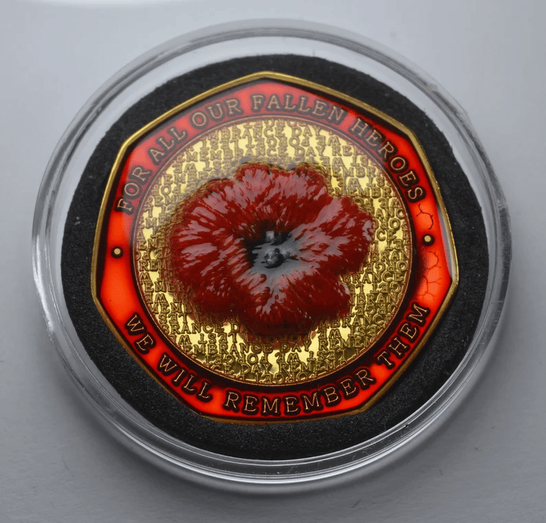 🔥Limited Edition - Red Poppy Heroes Commemorative Coins🪙