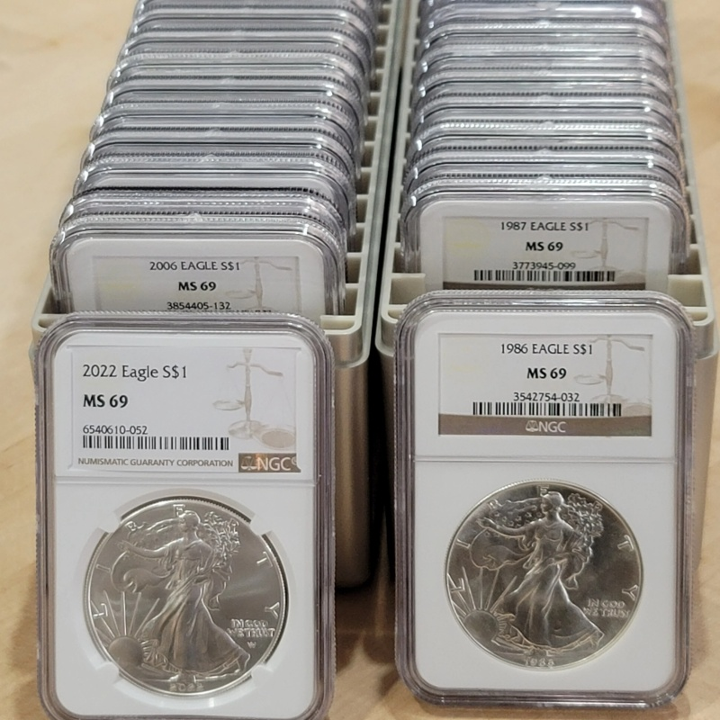 🔥Last Day Offer - 70% OFF🪙1986-2024 American Silver Eagle 39-pc Set