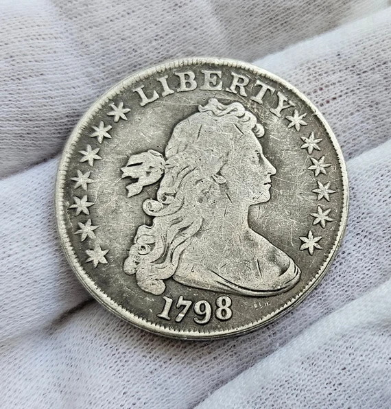 💴Sold out soon!!! 🪙The Complete Set Of 1794-1804 Liberty Flowing Hair Silver Dollar(11Pcs)