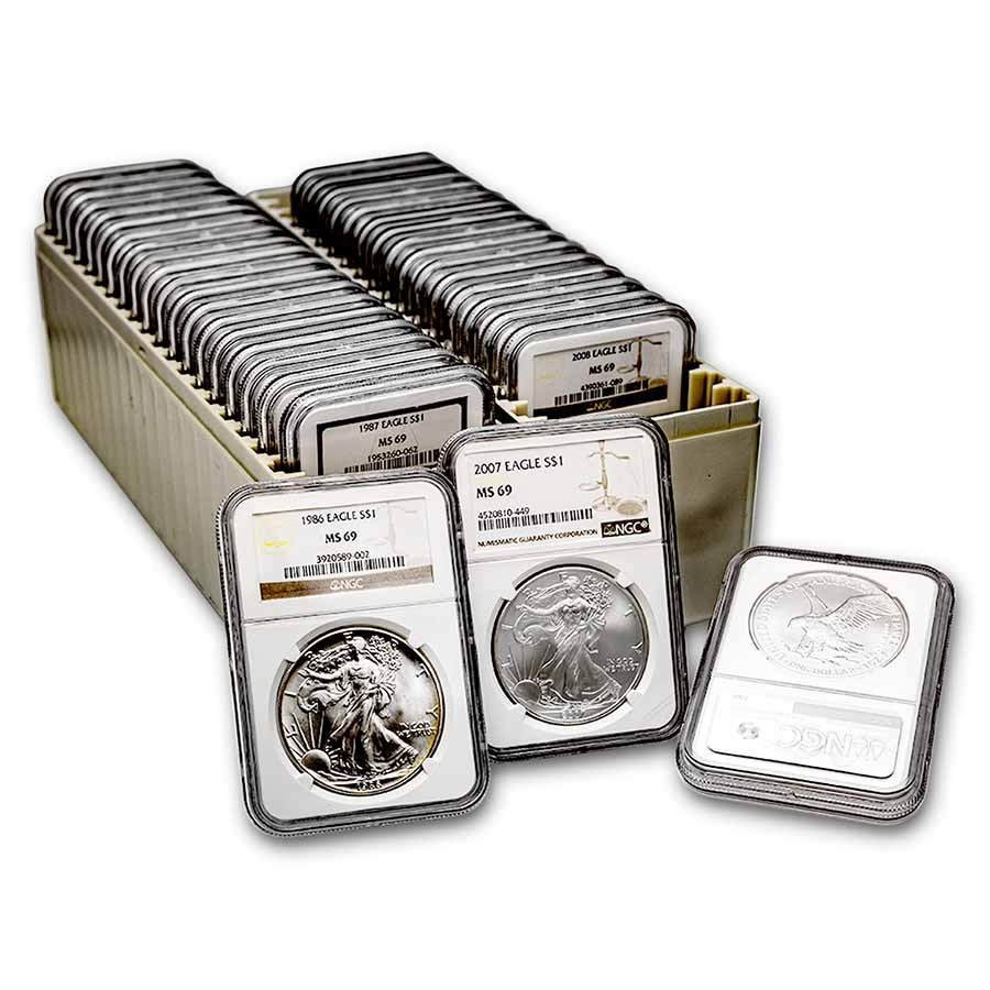 🔥Last Day Offer - 70% OFF🪙1986-2024 American Silver Eagle 39-pc Set