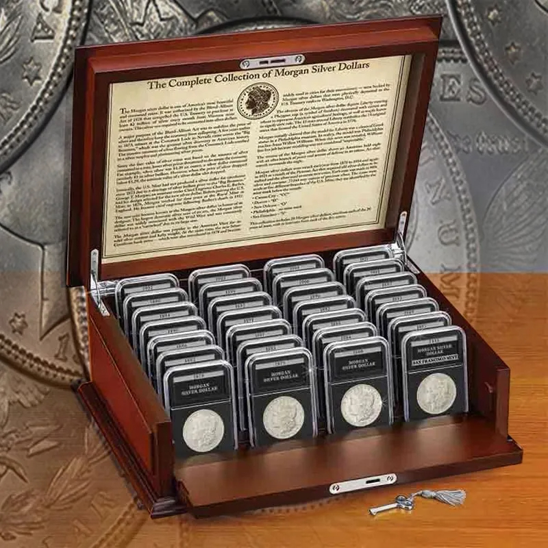 🔥Last 11 Sets!!! 👍【Complete Set】1878-1921 Morgan Silver Dollar 28PC