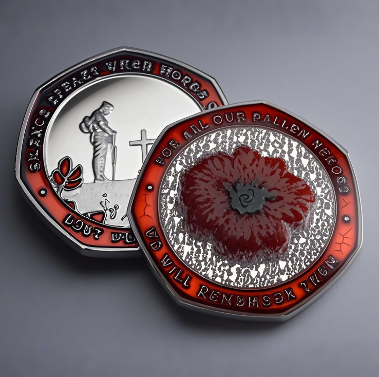 🔥Limited Edition - Red Poppy Heroes Commemorative Coins🪙