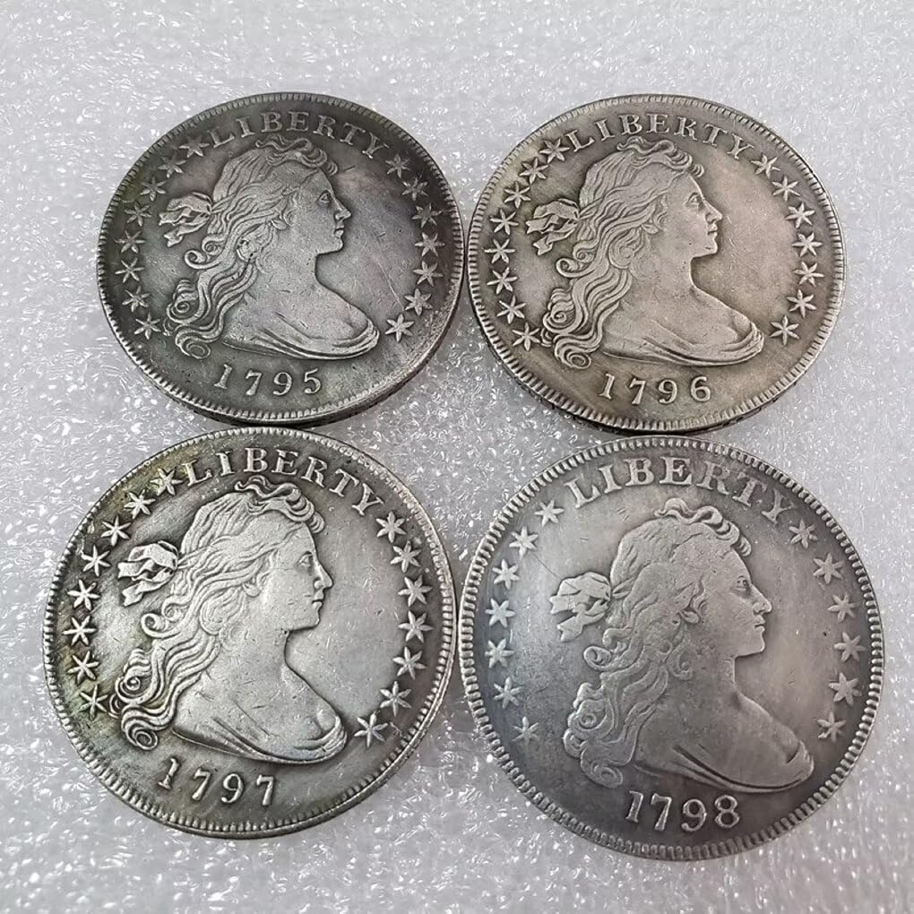 🔥 Limited Stock 🪙The Complete Set Of 1794-1804 Liberty Flowing Hair Silver Dollar(11Pcs)