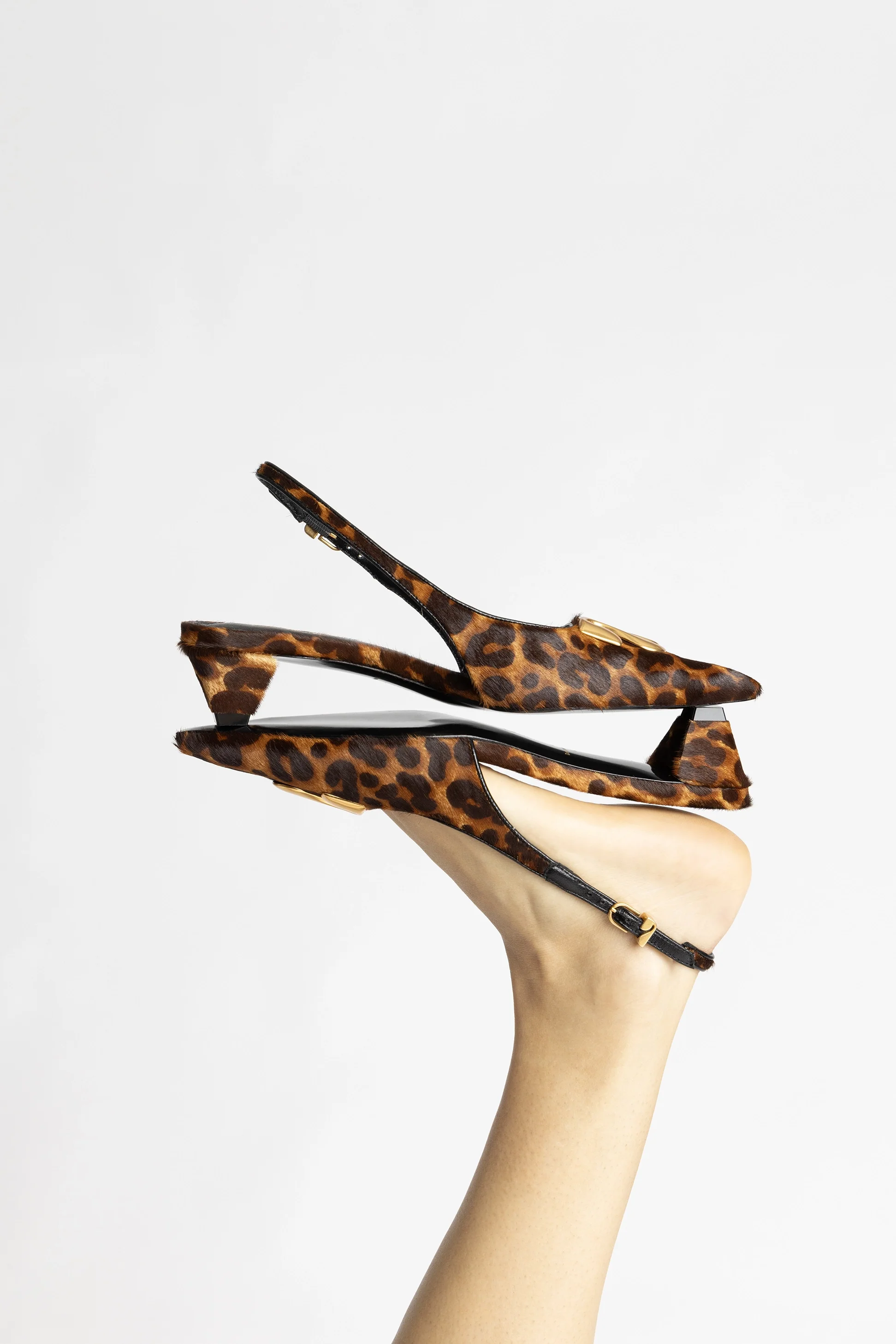 Kaitlan LL Low Pump In Leopard Print Calf Hair