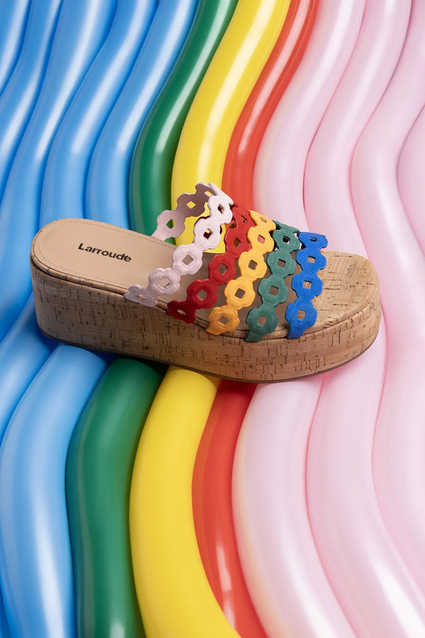 Charli Mule In Multicolor Leather