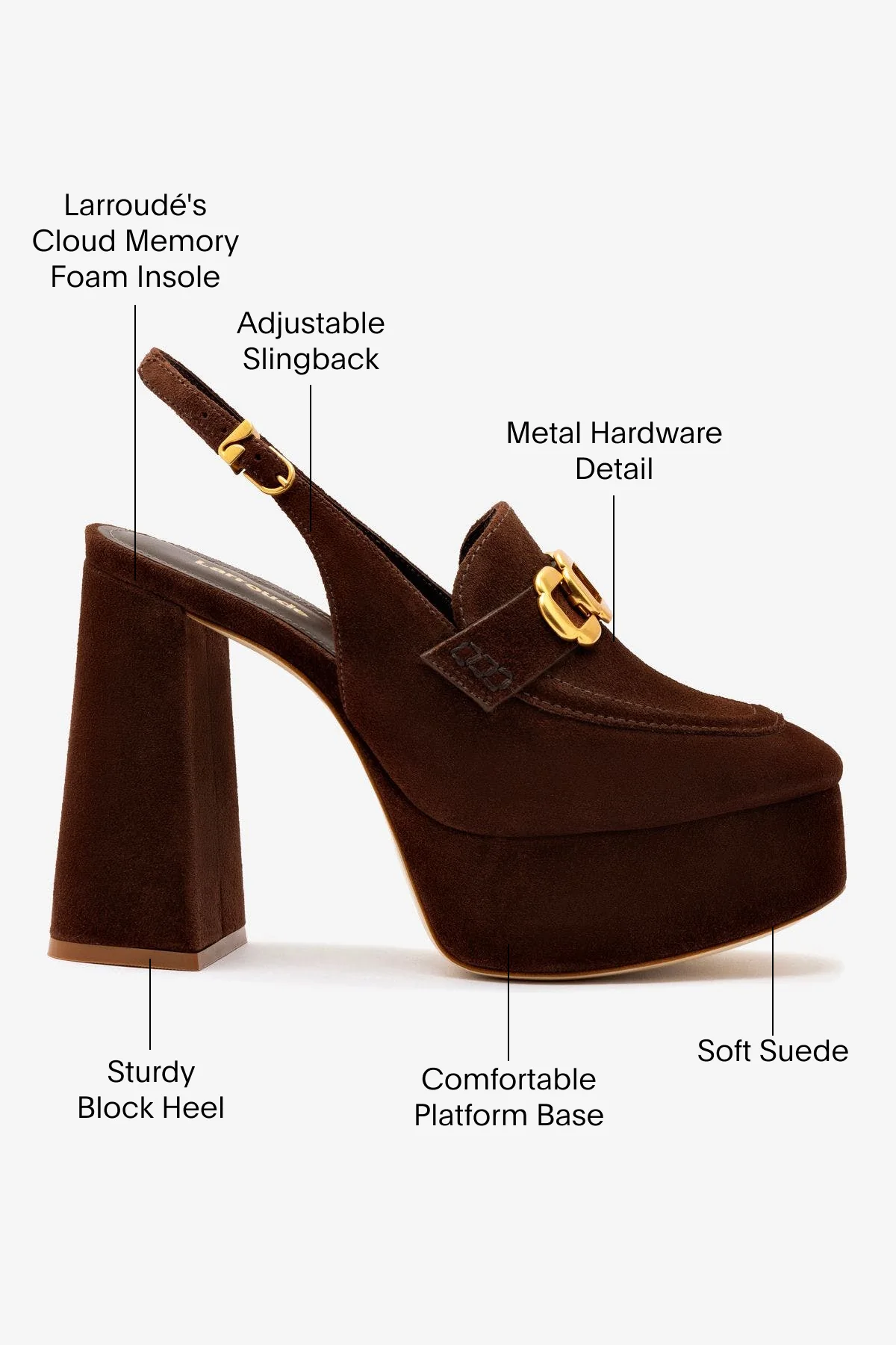 Harrington Loafer Hi In Brown Suede