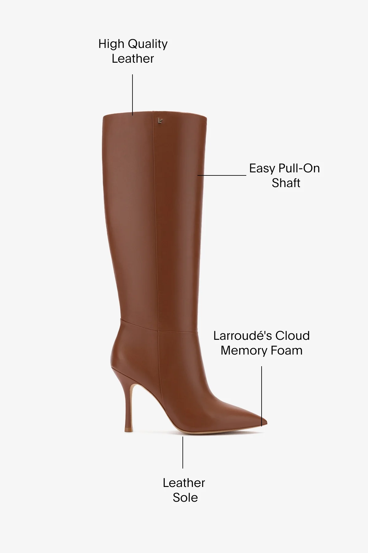 Kate Boot In Caramel Leather