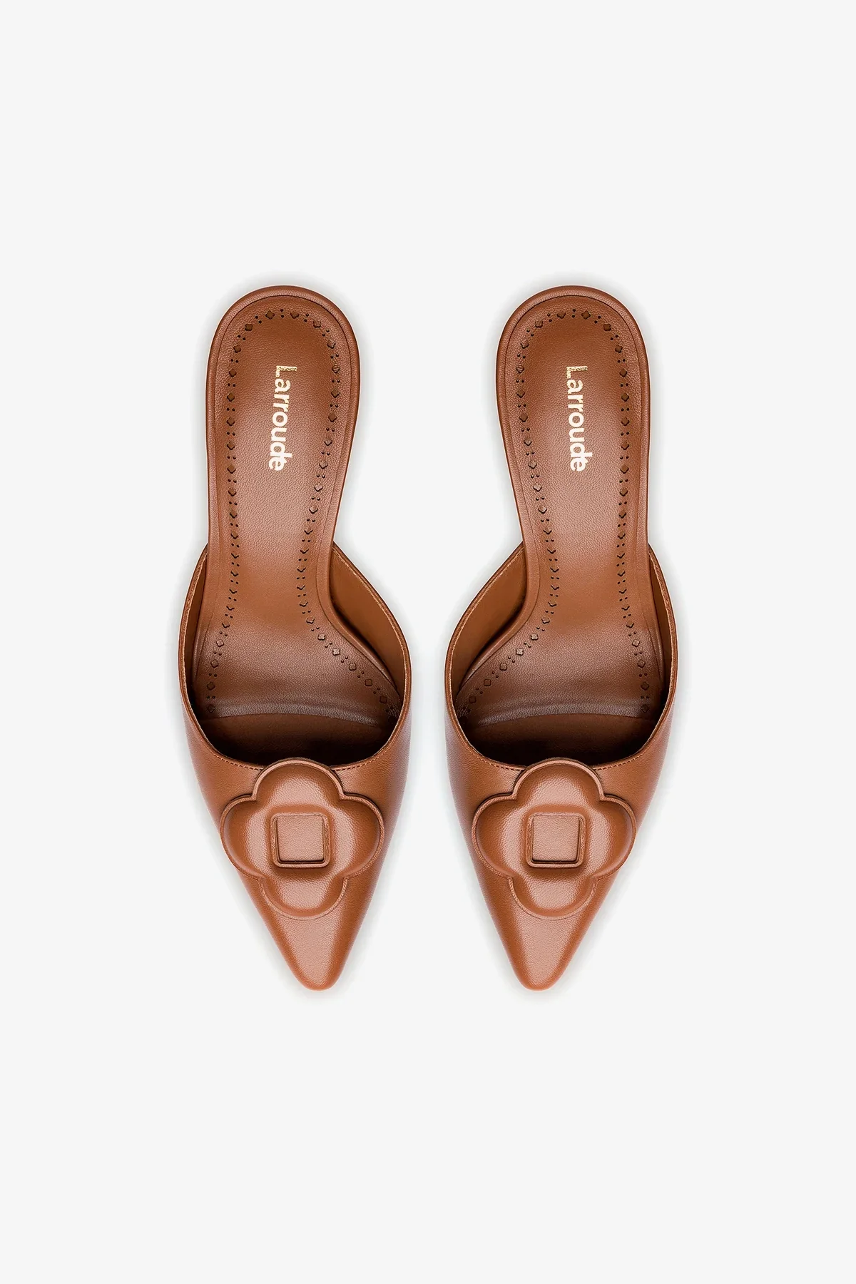 Flora Pump In Caramel Leather