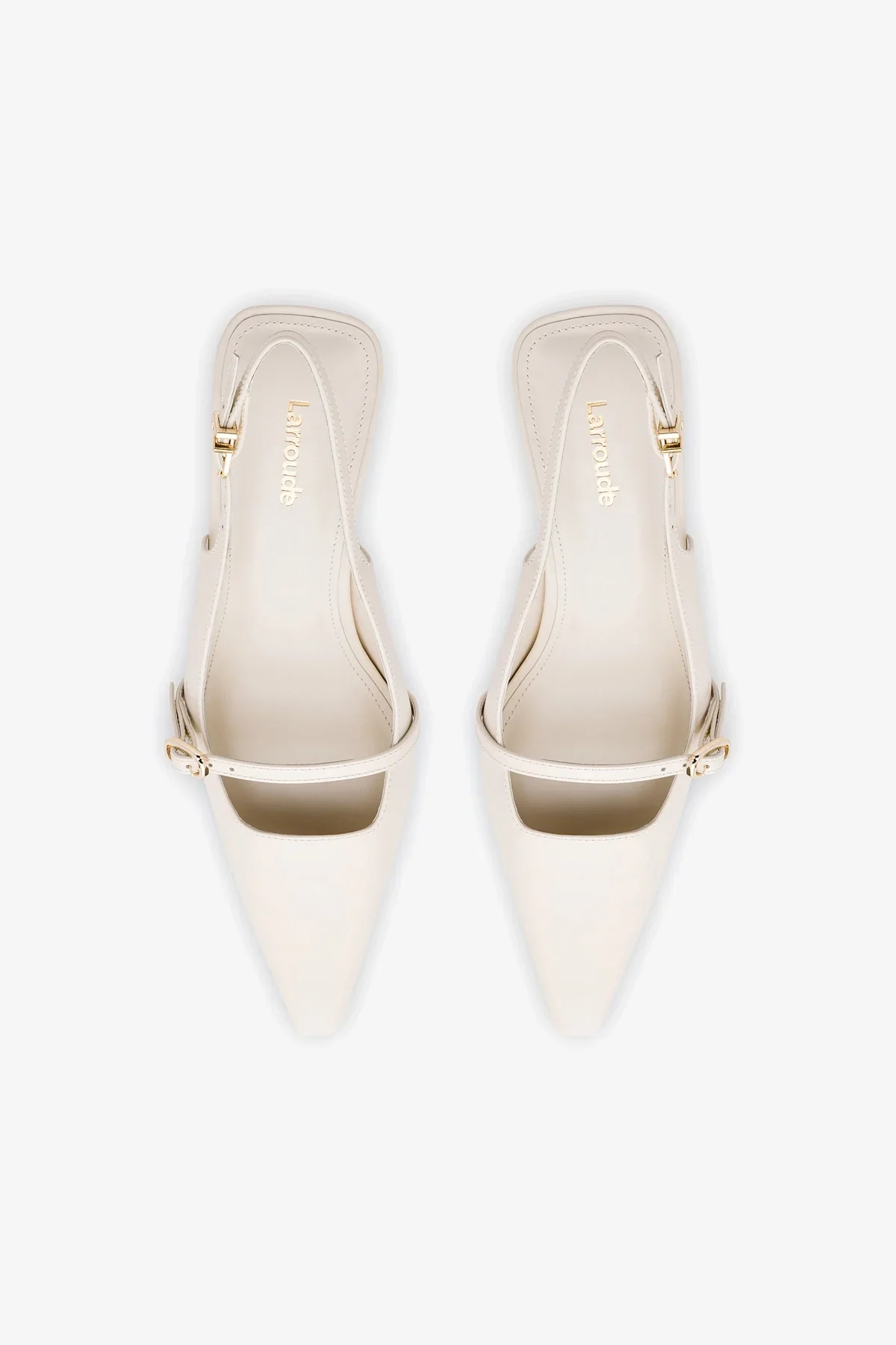 Ines Pump In Ivory Leather