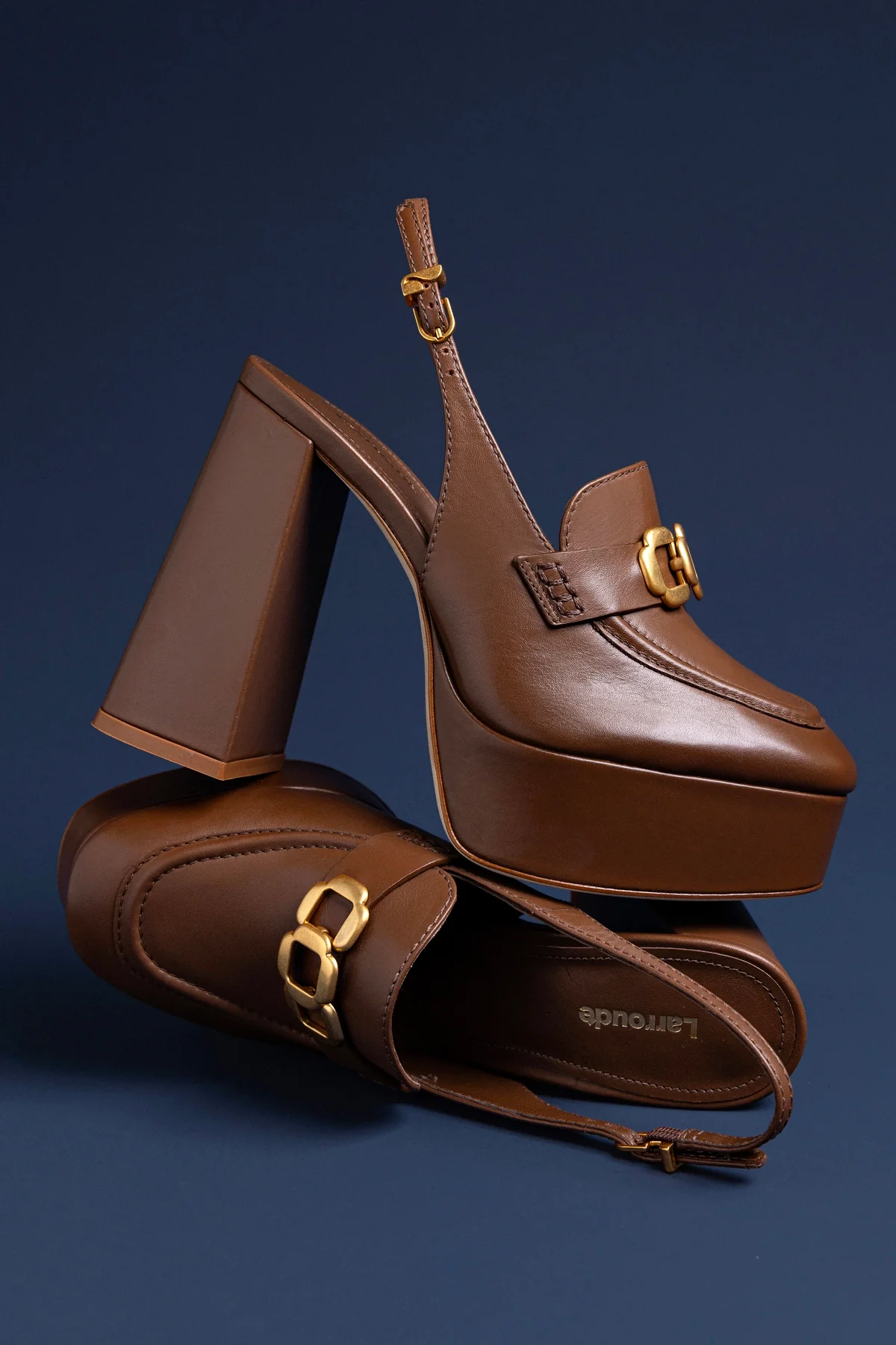 Harrington Hi Loafer In Burnt Umber Leather