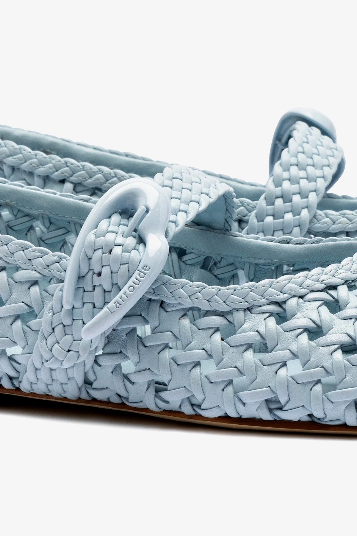 Verona Macrame Ballet Flat In Maya Leather