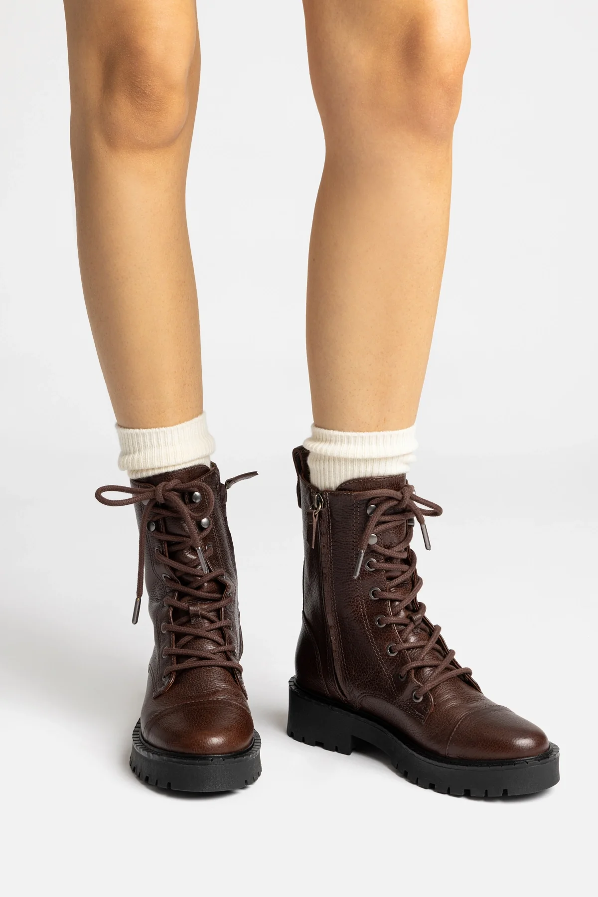 Trinity Boot In Brown Leather
