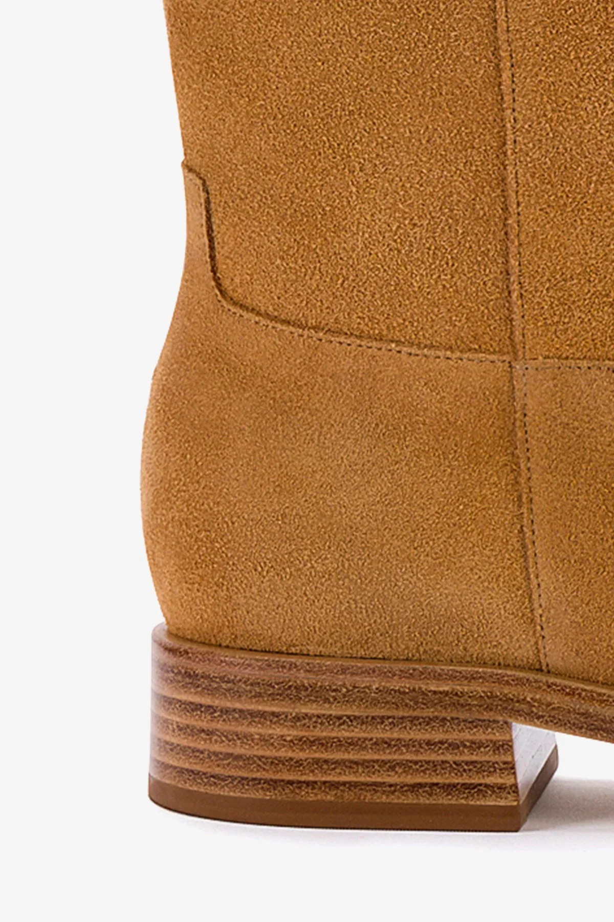 Anne Boot In Peanut Suede