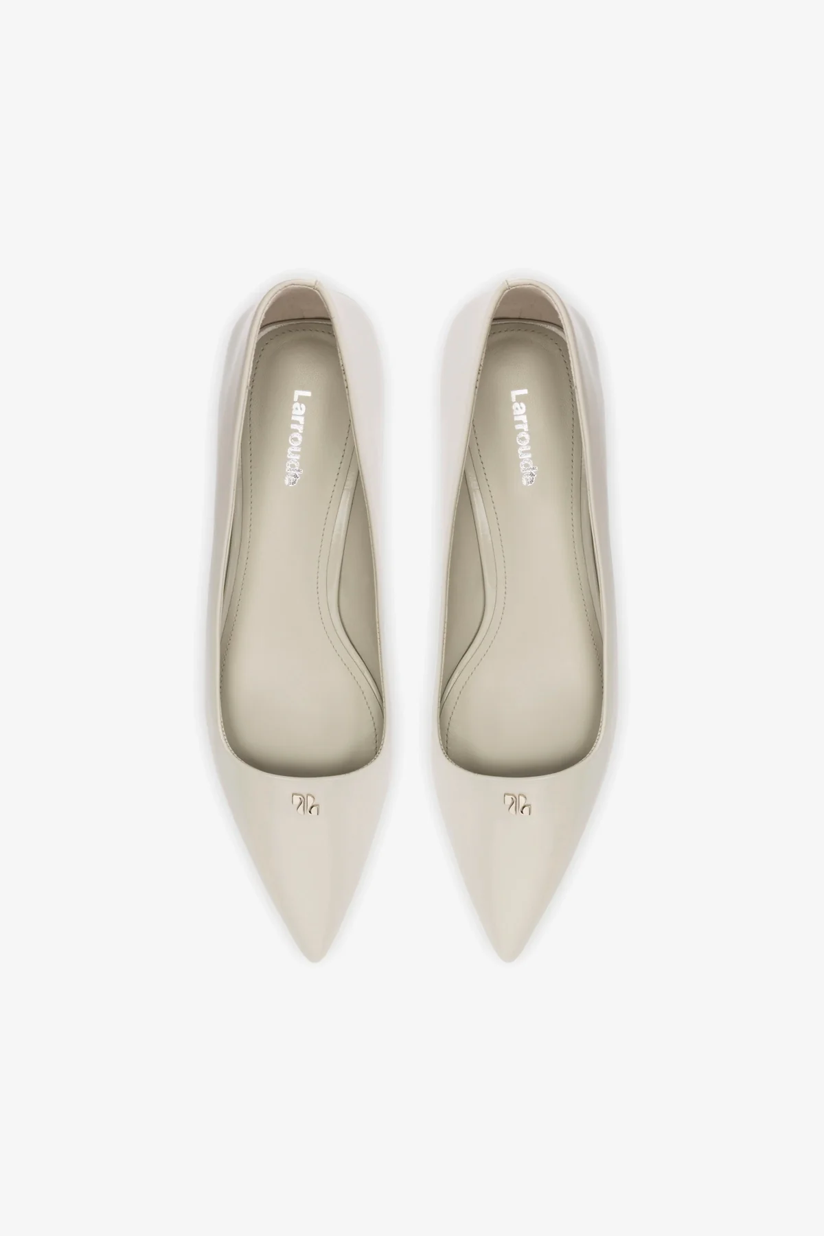 Ruth Pump In Gray Box Leather