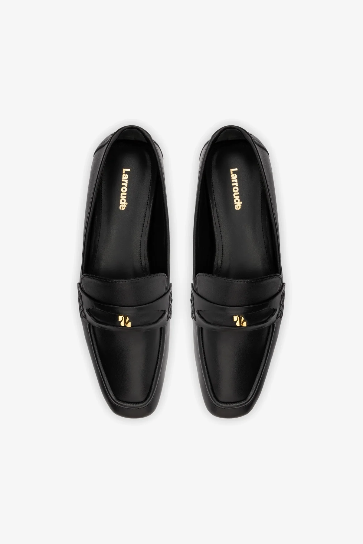 Suki Flat Loafer In Black Leather
