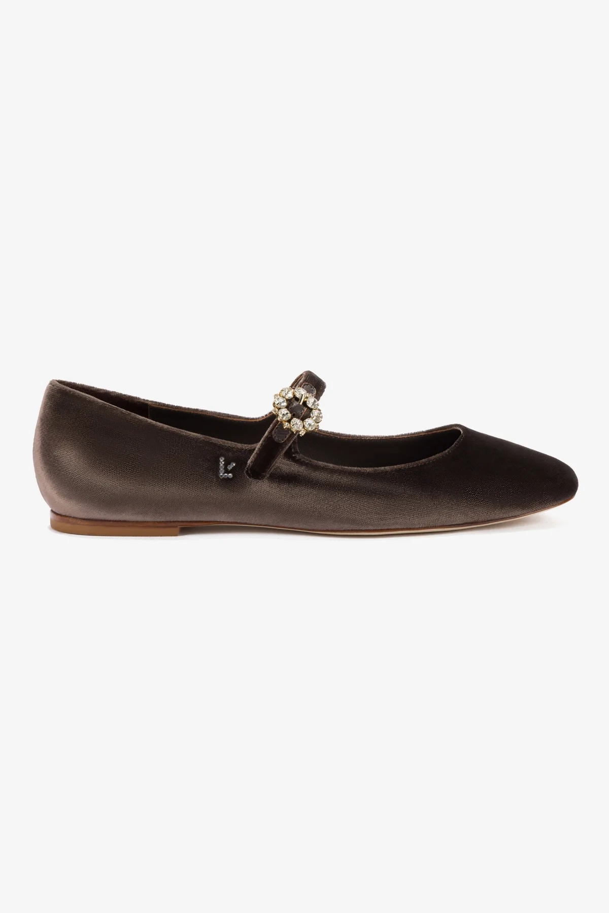 Blair Ballet Flat In Expresso Velvet