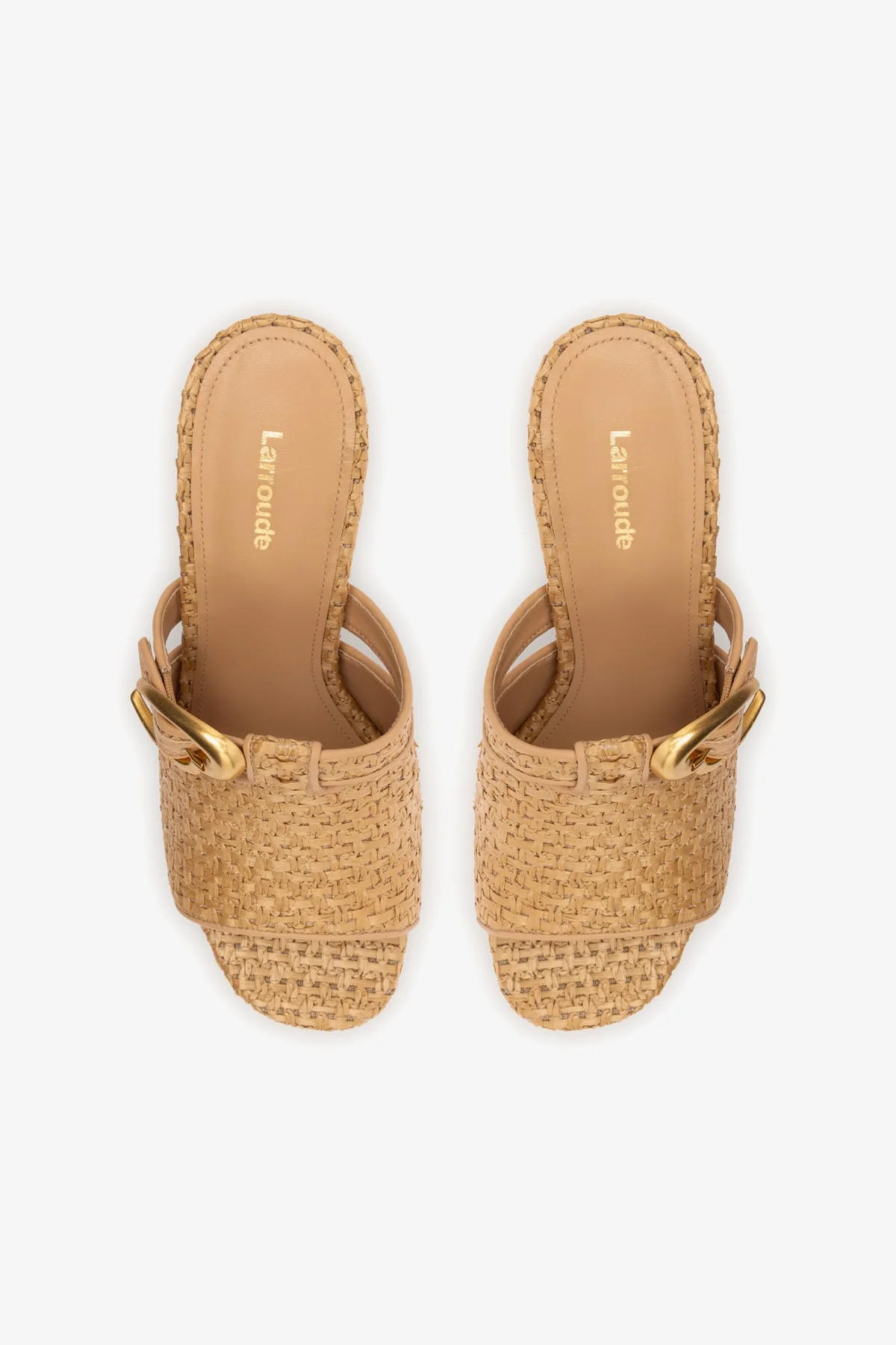 Dolly Verona Mule In Natural Raffia