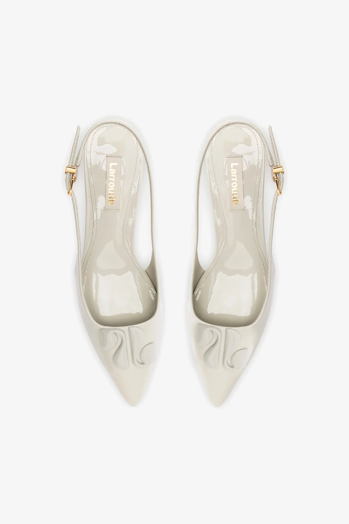 Kaitlan LL Low Pump In Gray Patent Leather