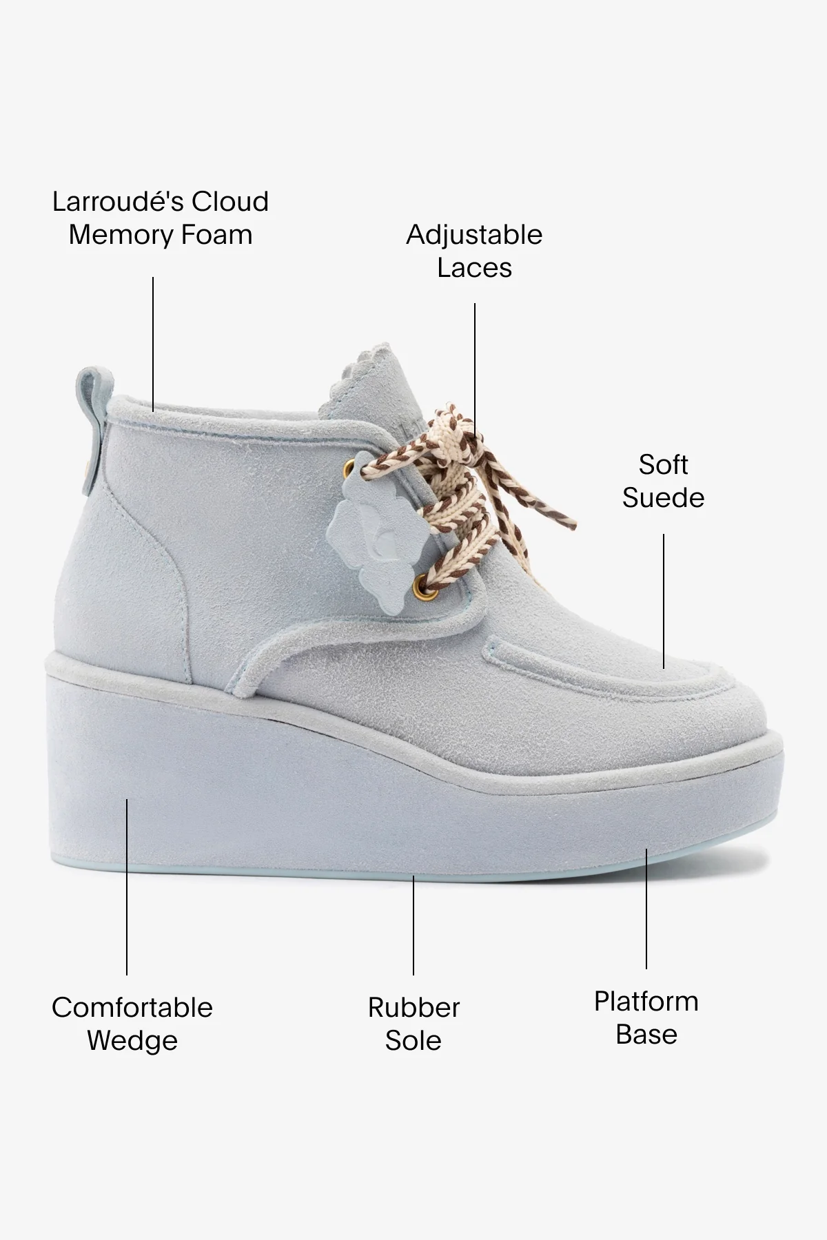 Chani Wedge In Maya Suede